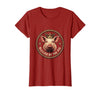 Mademark Blessed by the Pig Funny Farm Animal Design T-Shirt - Cranberry Red