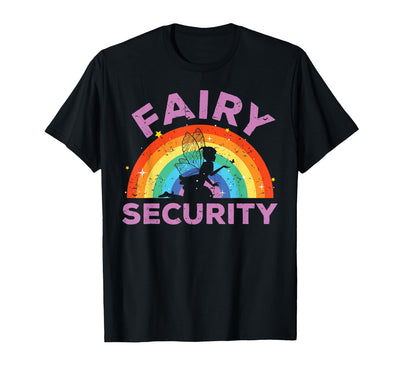 Halloween Fairy Security Father's Day Apparel Men Fairy Security Funny Dad Costume T-Shirt