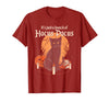 funny Halloween shirt It's Just A Bunch of Hocus Pocus Funny Cat T-Shirt - Cranberry Red