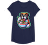 Noodle Ramen Boxer Dog Kawaii Anime Boxer Dog Ramen T-Shirt - Navy Blue