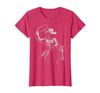 Cowgirl Western Rodeo Rodeo Cowgirl Western Horse T-Shirt - Red Heather