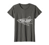 Mademark Whale Shark Dad Energy Ocean Lover Design T-Shirt - Asphalt Grey