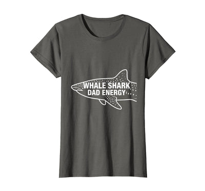 Whale Shark Dad Energy Ocean Lover Design T-Shirt