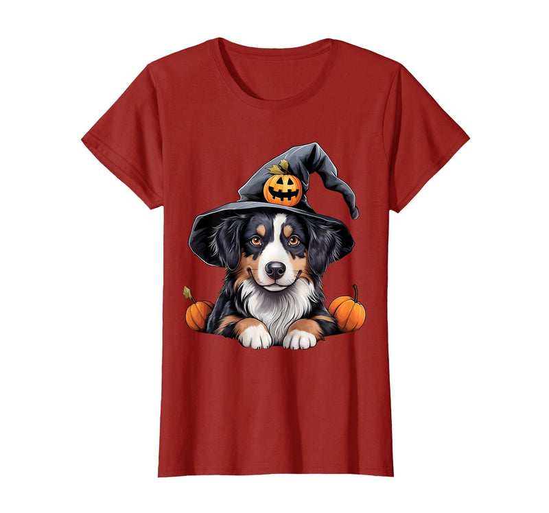 Australian Shepherd Dog Lover Halloween T-Shirts Australian Shepherd Lover - Australian Shepherd Halloween T-Shirt -
