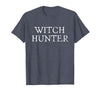 Witch Hunter Halloween Funny Witch Hunter Halloween Costume Easy Lazy T-Shirt - Heather Blue
