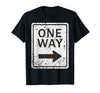 Funny Street Signs Matching Halloween Costumes Road Signs Funny Traffic Signs Shirt Halloween Costume Party T-Shirt - Black