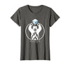 Mademark Polar Bear Throws Ice Into Fire Funny Design T-Shirt - Asphalt Grey