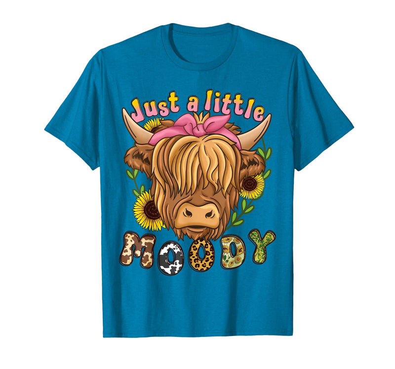 Scottish Highland Cow Lover And Owner Co. Highland Cow Scottish Highland Cow T-Shirt - Sapphire Blue