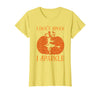 PDUS32 I Don't Spook I Sparkle Funny Halloween I Don't Spook I Sparkle Funny Halloween Girl Witch Pumpkin T-Shirt - Lemon