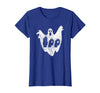 Sign Language Apparel Funny ASL American Sign Language Halloween T-Shirt - Royal Blue