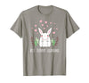 Cute Bunny Grandma Rabbit Grandmother T-Shirt in Slate Grey