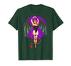 Classic Vintage Pin-Up Sexy Girl by YUX Sexy Succubus Monster Halloween Hand Heart Pin-Up Girl Devil T-Shirt - Dark Green