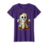 Block Building Halloween Ghost Brick or Treat Boys Halloween Master Builder Ghost Kids Building Blocks Bricks T-Shirt -
