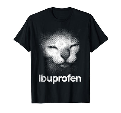 Funny Ibuprofen Cat Meme Shirts Ibuprofen Cat Meme T-Shirt