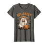 Bullsheet Highland Cow Ghost Halloween Tees Moo... I Mean Boo Bullsheet Highland Cow Ghost Halloween T-Shirt - Asphalt Grey