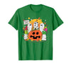 Funny Halloween gift tee Welcome Great Pumpkin Boo Witch Pumpkin Halloween T-Shirt - Kelly Green