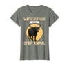 Water Buffalo Lovers Shop Water Buffalo is My Spirit Animal Water Buffalo T-Shirt - Olive Heather