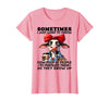 Funny I Just Want To Throw Cow Poop At People Tee Sometimes I Just Want to Throw Cow Poop at People T-Shirt - Pink