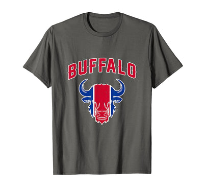 Cow Mystic Lilian Buffalo New York Ny Bison Athletic Sport T-Shirt