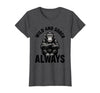 Mademark Wild and Sober Always Funny Monkey Design T-Shirt - Women - Dark Heather Grey