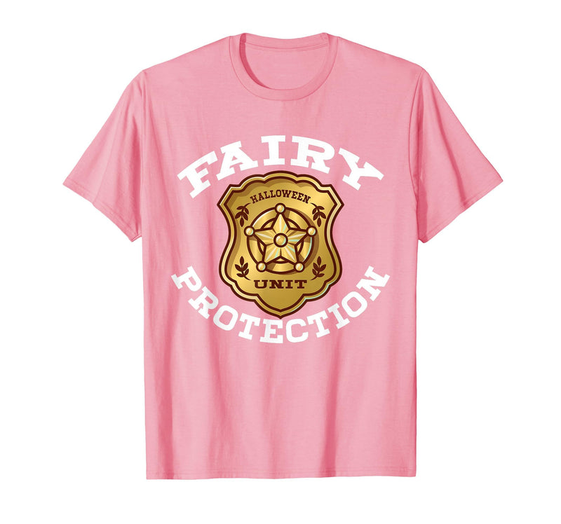 Halloween Fairy Security Costume RTees Halloween Adult Costume Fairy Protection T-Shirt - Pink