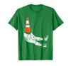 Halloween Shirts Traffic Cone Men Women Kids Traffic Cone Halloween Costume Funny Lazy Men Women Kids T-Shirt - Kelly Green