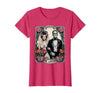 The Lovers Tarot Card Spooky Halloween Women Men The Monster Frankenstein and Bride The Lovers Tarot Card T-Shirt - Red