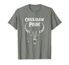 Chickasaw Pride Native American Nice Gifts Chickasaw Pride Tribe Native American Indian Buffalo T-Shirt - Olive Heather