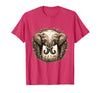 Mademark Mama Elephant and Calf Touching Trunks Gift T-Shirt - Men - Red Heather