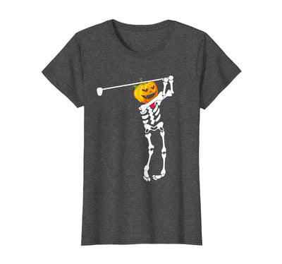 Funny Skeleton Golf Halloween Costume Golf Skeleton Pumpkin Halloween Shirt T-Shirt