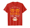 BoredKoalas Funny Halloween Costume Shirts 2021 Im Just Here for The Boobs Boos Drunk Ghost Beer Halloween T-Shirt - Red