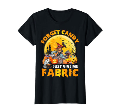 Quilter Halloween Quilting Sewer Sewing T-shirt Quilter Halloween Just Give Me Fabric Quilting Sewer Sewing T-Shirt