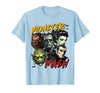 Monster Lover Halloween Season Women Men Kids Horror Scary Monster Lover Vampire Frankenstein Halloween T-Shirt - Baby Blue