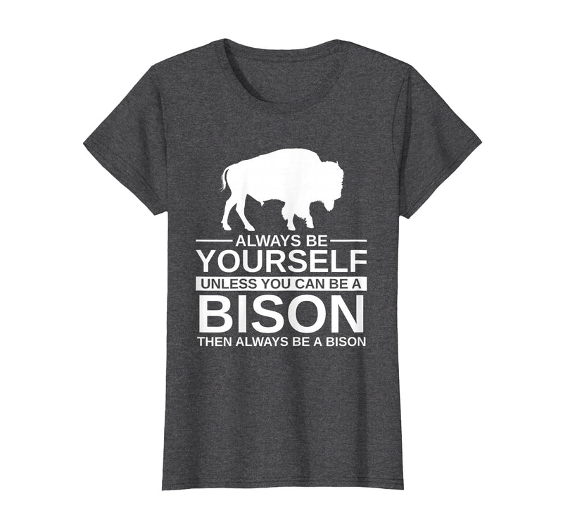 Bison Gift Bison Lover Accessories & Buffalo Stuff Cool Bison Design for Men Women Buffalo Animal Lovers Bison T-Shirt -