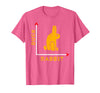 Wittgensteins Rabbit Duck Illusion Physics Nerd Math Geek T-Shirt in Pink Heather