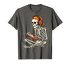 Halloween Skeleton Shirts for Gamers Men Boys Kids Halloween Skeleton Gamer Video Gaming Boys Men Kids Funny T-Shirt -