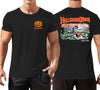 Ithalt Mens Halloween Shirt Halloweentown T Shirt Pumpkin Short Sleeve Top - Black3