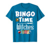 Bingo Time Witches Halloween Bingo Player Novelty Halloween Bingo Time Witches Funny Women Bingo Player T-Shirt - Sapphire