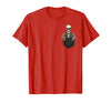 Funny Pocket Skeleton Halloween T Shirt For Men Funny Skeleton in The Pocket Halloween Kids Teens Adults T-Shirt - Red