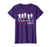 Zombie Dance Costume Halloween Party Tee Funny Zombie Halloween Shirt I’m Just Here to Thriller Dance T-Shirt - Purple