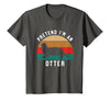 Shirtbooth: Halloween 2019 Simple Halloween Costume Otter Lover Pretend I'm an Otter T-Shirt - Asphalt Grey