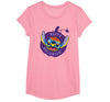 Disney Lilo & Stitch Jack-o’-Lantern Pumpkin Happy Halloween T-Shirt - Pink