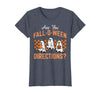 Halloween Shirts For Women Men Kids Boys Girls are You Falloween Directions Funny Halloween Teacher Teach T-Shirt - Heather