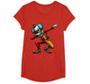 Creepy Halloween Dabbing Dab Dance Dabbing Creepy Clown Scary Halloween Dab Dance T-Shirt - Red