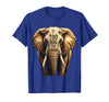 Mademark Too Big To Ignore Bold Elephant Graphic Design T-Shirt - Men - Royal Blue