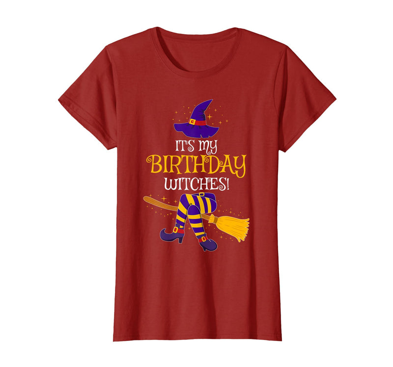Halloween Witch Costume Group Matching Idea .Co It's My Birthday Witches! Family Matching Costume Halloween T-Shirt -