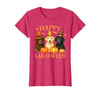 Art-Wear Happy Lab-O-Ween Labrador Halloween Dog Lover Design T-Shirt - Red Heather