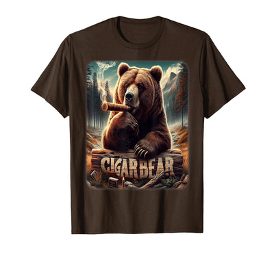 Cigar Smoking Cigar Bear T-Shirt