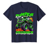 Pumpkin Crusher Kids Tees Pumpkin Crusher Monster Truck Ghosts Halloween for Boys T-Shirt - Navy Blue