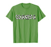 Cow Pattern Print Family Matching Birthday Shirts Cow Grandpa Birthday Family Matching Fathers Day Boy Girl T-Shirt - Grass